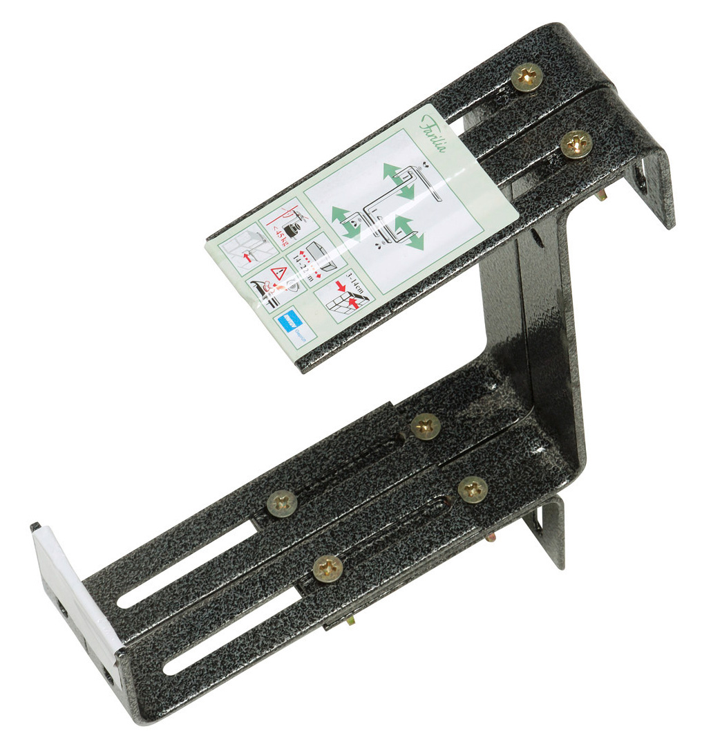 Изображение товара Держатель для балконного ящика LUX-TOOLS 14-22 см антрацит сталь регулировка