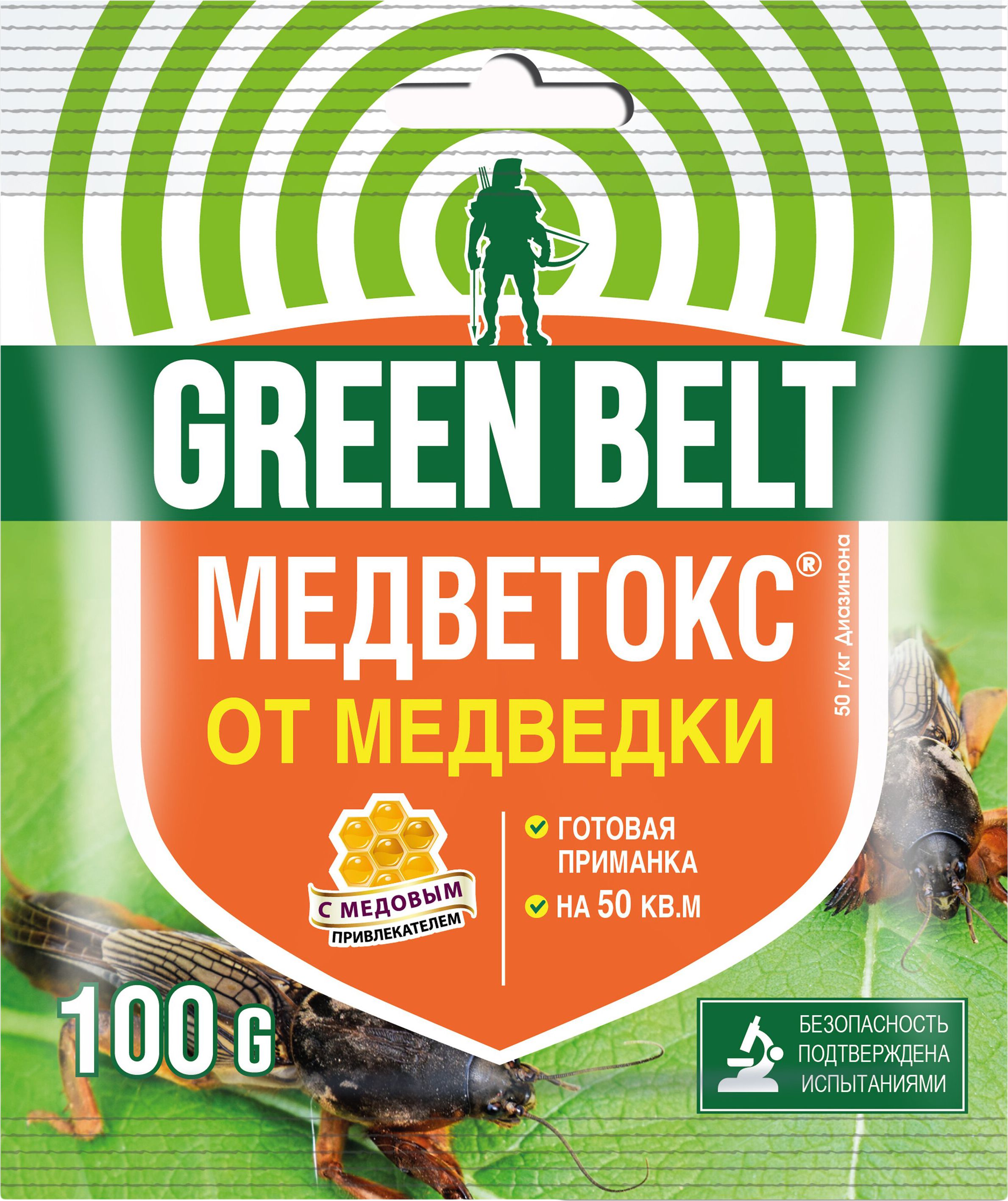 Изображение товара Средство защитное от медведки GREEN BELT Медветокс 100 г