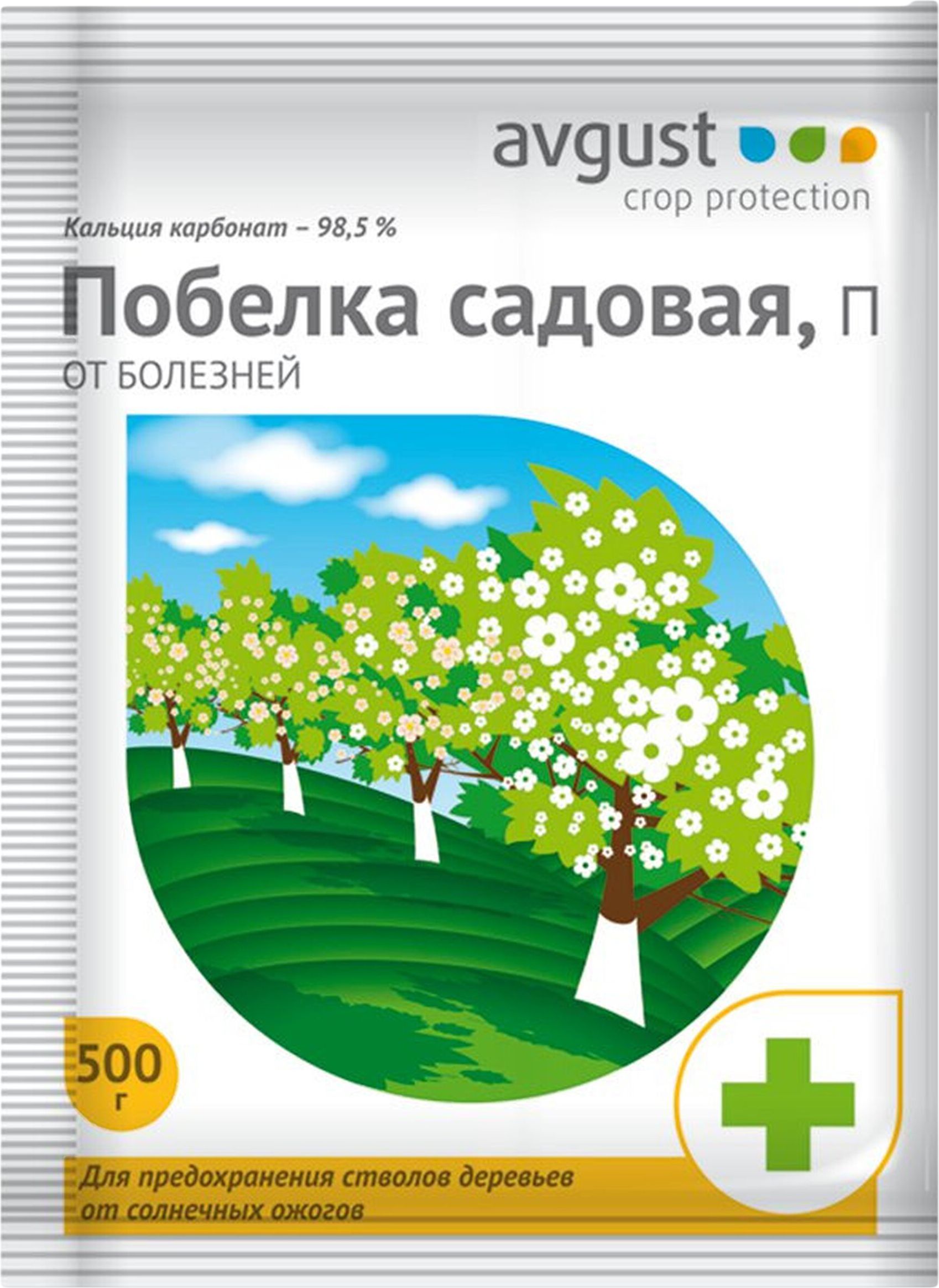 Изображение товара Avgust Садовая побелка 500 г для защиты деревьев от болезней