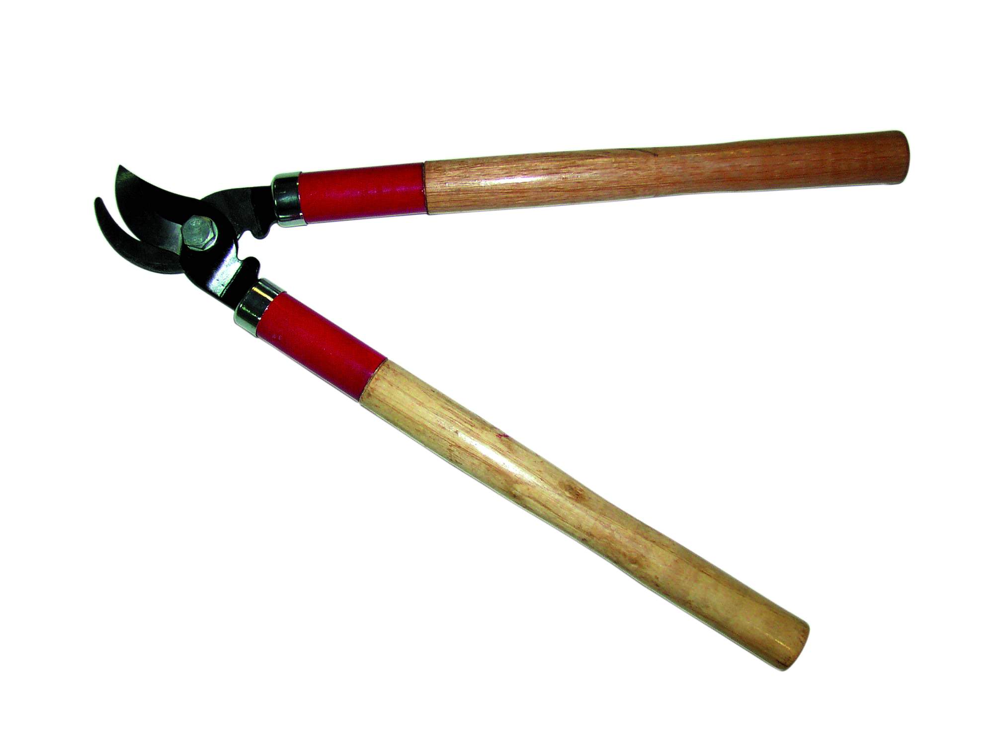 Изображение товара Кустарниковые ножницы 450мм с изогнутыми лезвиями и деревянными ручками