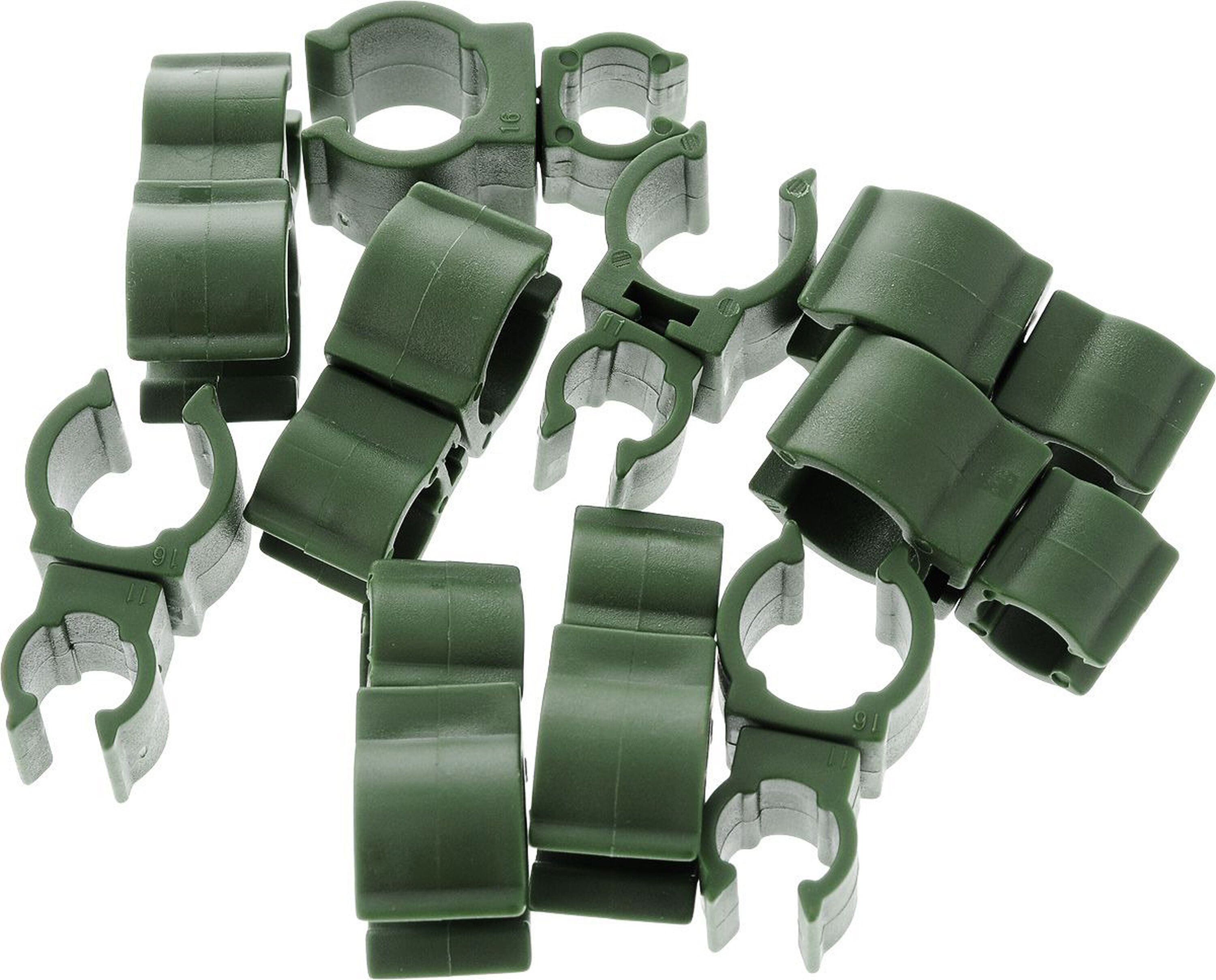 Изображение товара Соединители GARDEN SHOW АБС-пластик 11х14х16 см зеленый - набор для удобного создания шпалер и опор