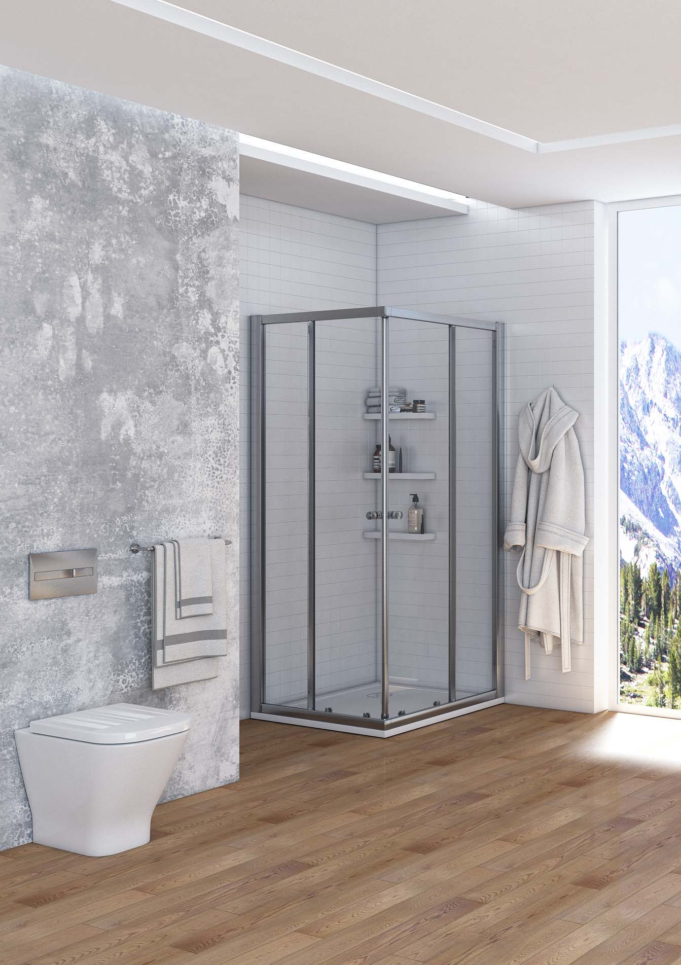 Изображение товара Душевое ограждение Акватон Ritsa 100х100х200 см квадратное