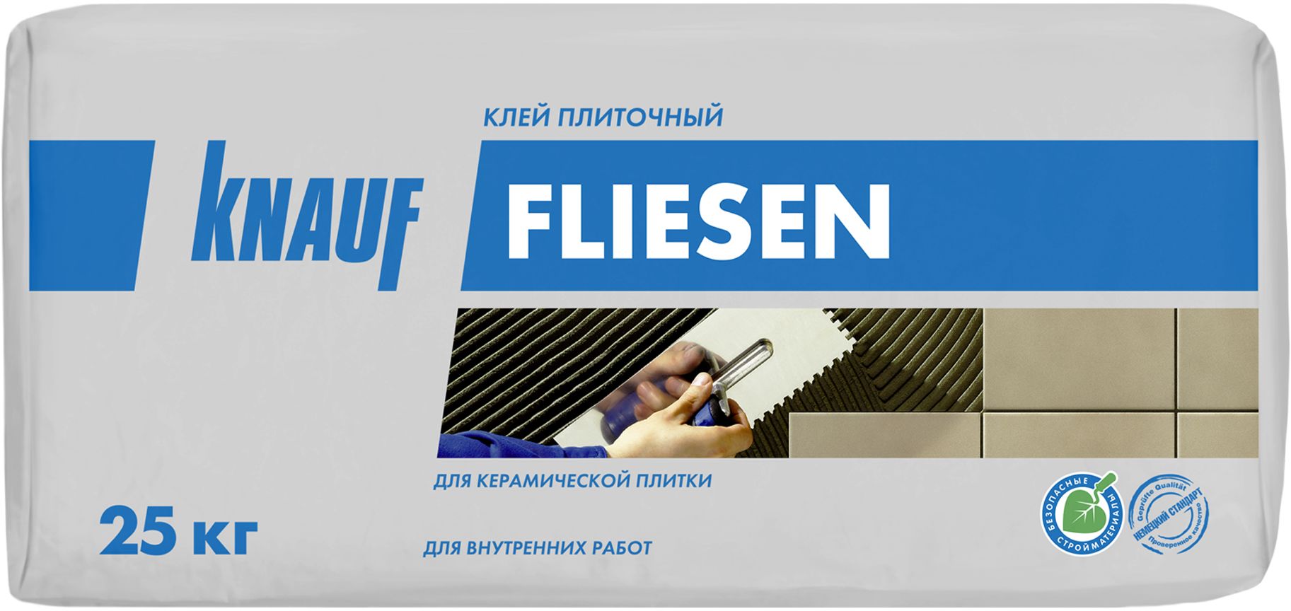 Изображение товара Клей цементный для плитки KNAUF Флизен 25 кг — морозостойкий для внутренних работ