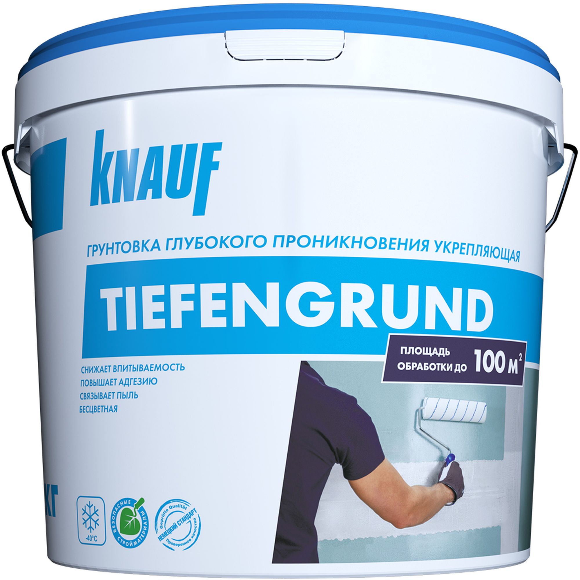 Изображение товара Грунтовка глубокого проникновения KNAUF Тифенгрунд 10 кг для внутренних и наружных работ