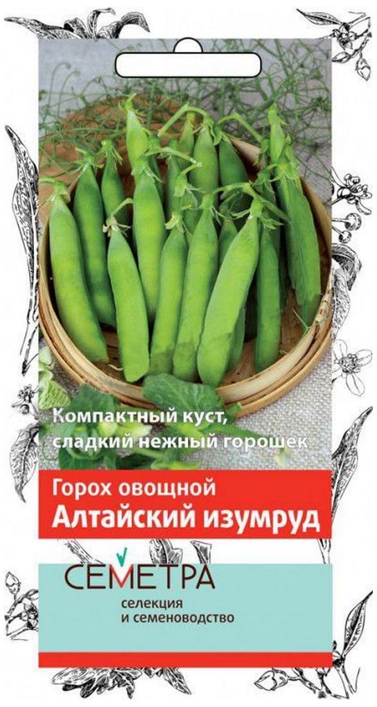 Изображение товара Семена Гороха ПОИСК Алтайский изумруд 10 г
