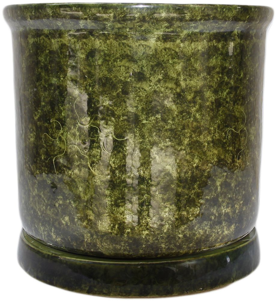 Изображение товара Керамический горшок Цилиндр d56 см 78 л с поддоном для комнатных растений