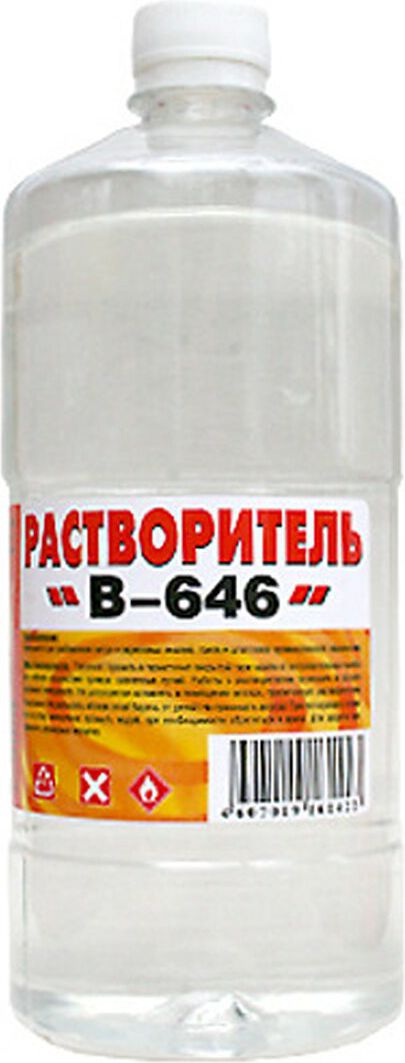 Изображение товара Растворитель В-646 Вершина 1 л универсальный для акриловых и нитроэмалей