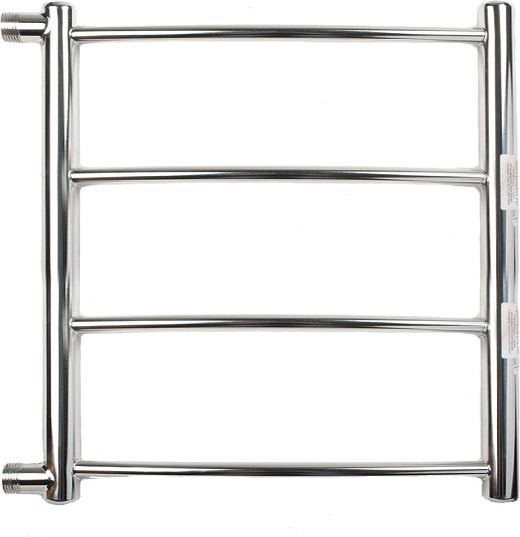 Изображение товара Водяной полотенцесушитель Арго ЛК нержавеющая сталь 500х500 мм лесенка