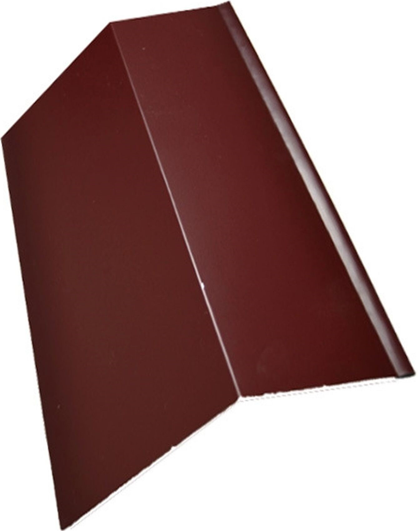 Изображение товара Планка карнизная Таврос красная 200х10 см из оцинкованной стали