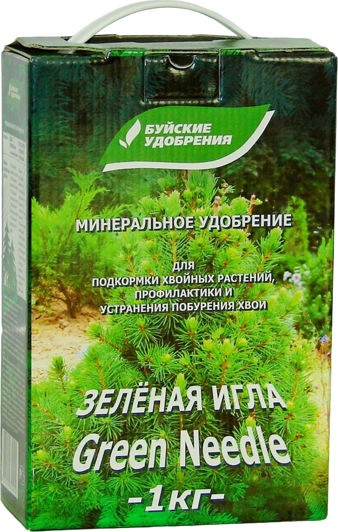 Изображение товара Удобрение минеральное Буйские удобрения Зеленая игла 1 кг