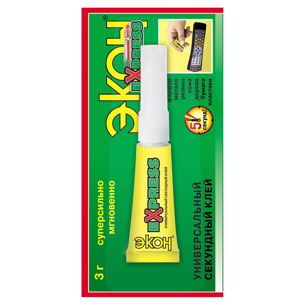Изображение товара Супер клей ЭКОН Express 3 г