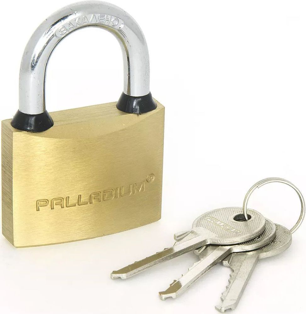 Изображение товара Навесной замок Palladium 301B-50 для защиты имущества, надежный и прочный