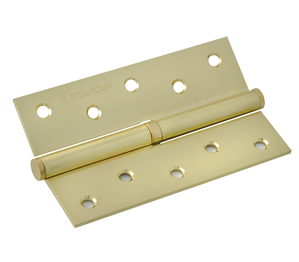 Изображение товара Петля разъемная левая Palladium N 613-5SВL, латунь/золото 125 х 75 х 2.5 мм