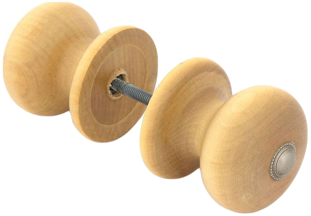 Изображение товара Дверная ручка PALLADIUM МС 2 деревянная светлая