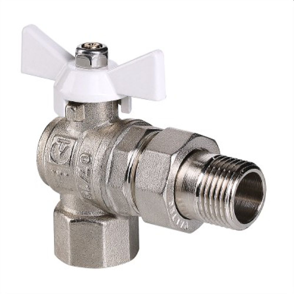 Изображение товара Кран шаровой латунь никелированный VALTEC 1/2" Base 2785657