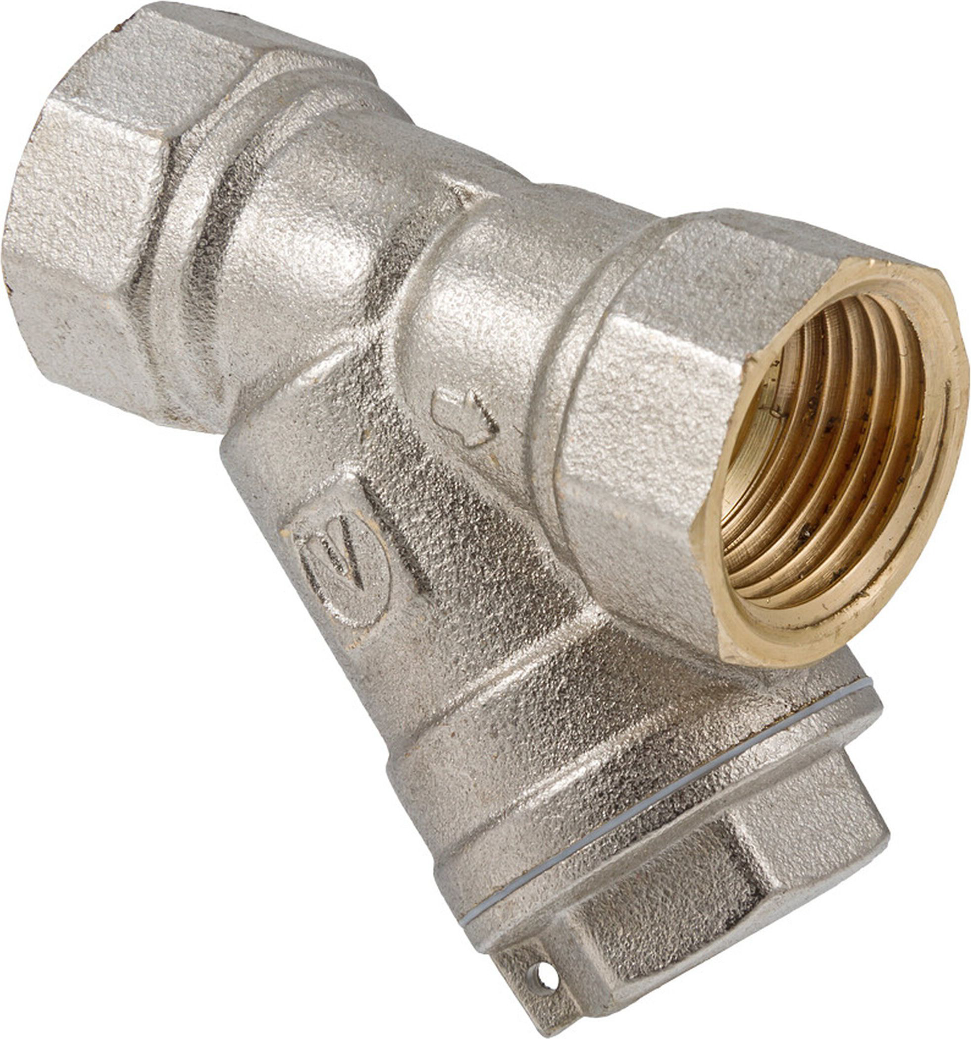 Изображение товара Фильтр косой латунь VALTEC 3/4" для внутреннего водоснабжения