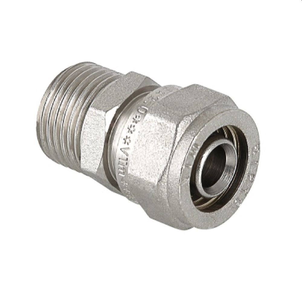 Изображение товара Соединитель латунь никелированный VALTEC 3/4" х 26 мм