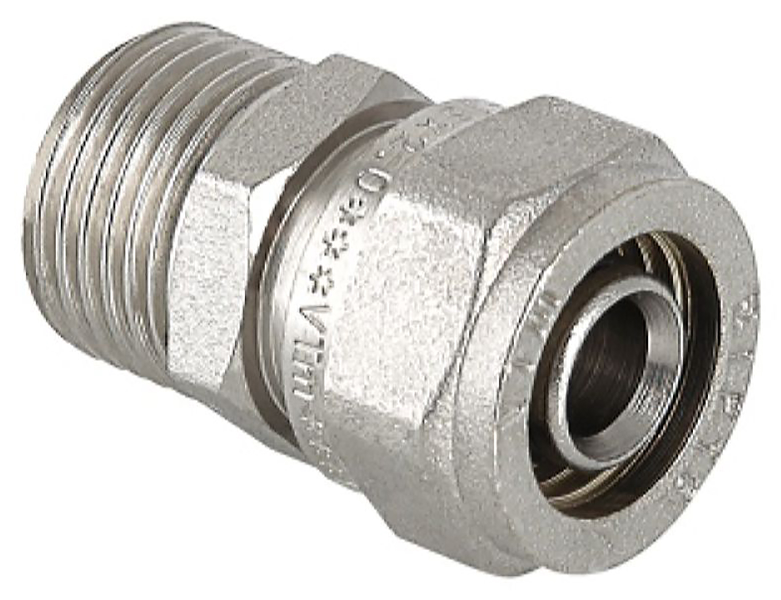 Изображение товара Соединитель латунь никелированный VALTEC IV3012005 3/4" х 20 мм