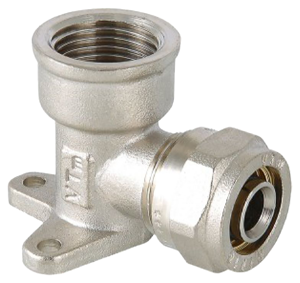 Изображение товара Угольник-водорозетка латунь VALTEC VTm.354.N 1/2" х 16 мм
