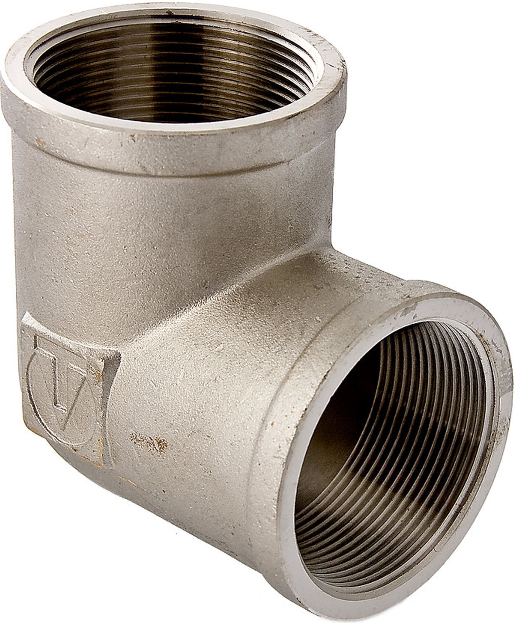 Изображение товара Угольник латунь никелированная VALTEC 3/4" х 20 мм