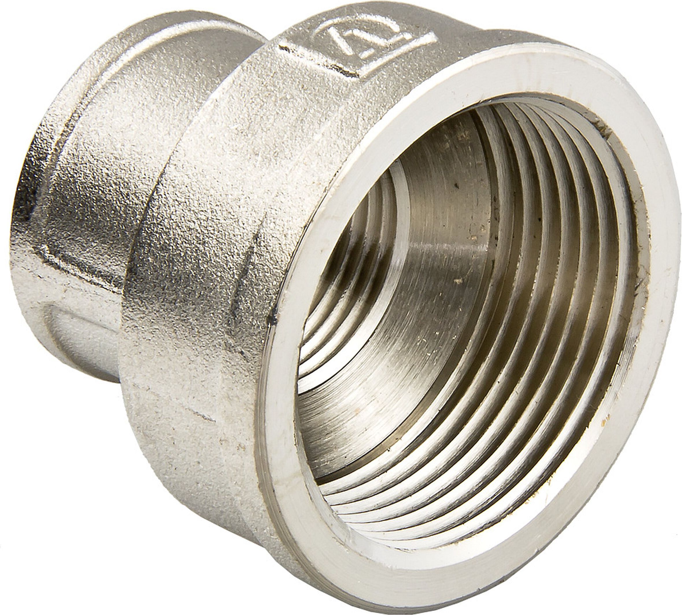 Изображение товара Муфта переходная латунь никелированная VALTEC 1/2" х 3/8"
