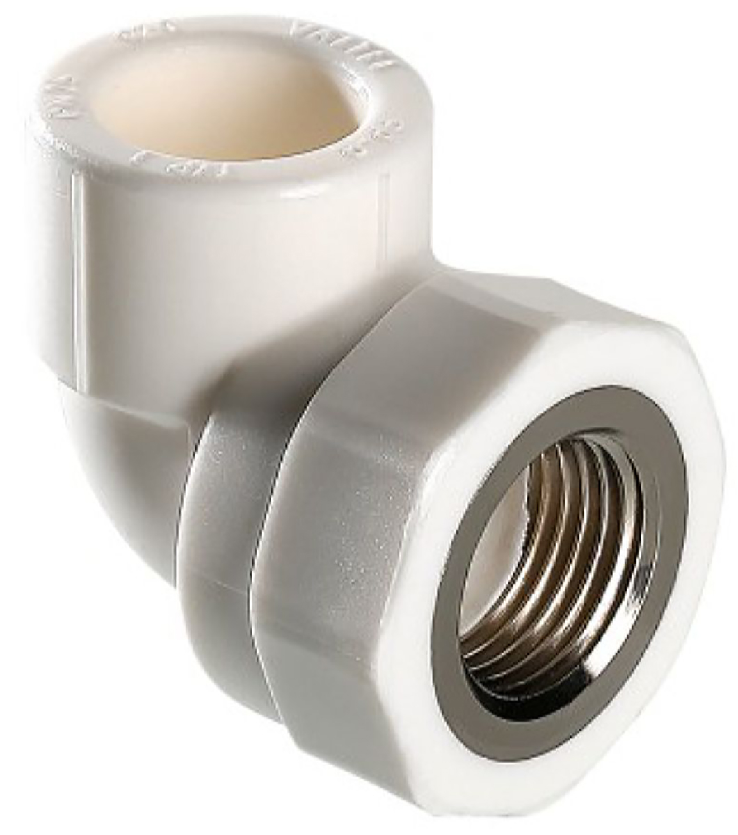 Изображение товара Угольник полипропиленовый VALTEC 1/2" х 25 мм