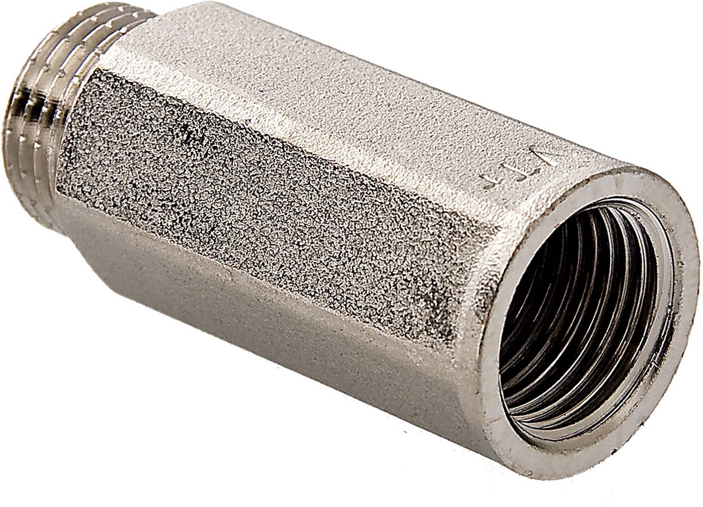 Изображение товара Удлинитель латунь никелированная VALTEC 1/2"х20 мм