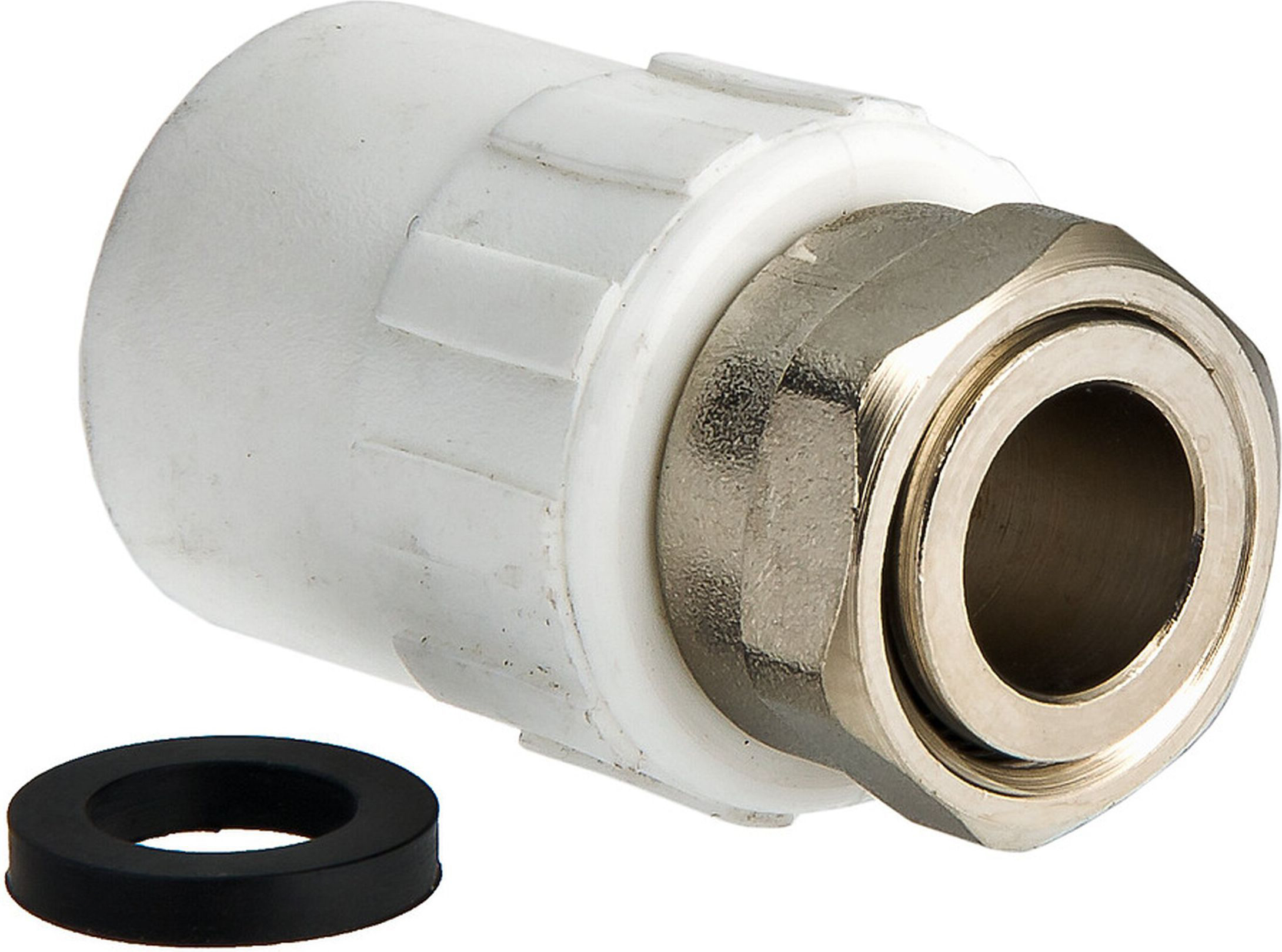 Изображение товара Муфта соединительная полипропиленовая VALTEC 1/2" х 20 мм