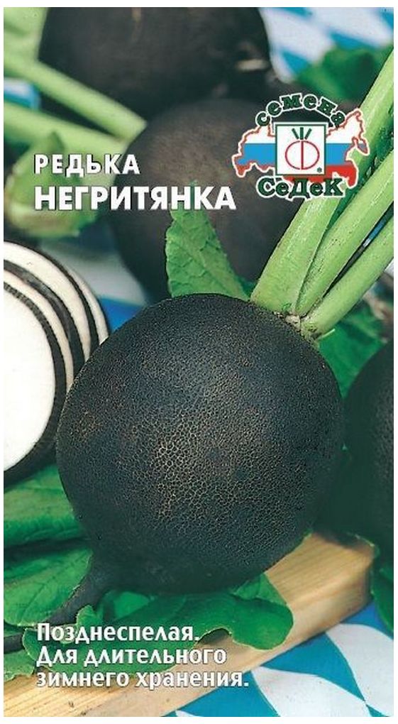 Изображение товара Семена Редьки СеДеК Негритянка 2 г