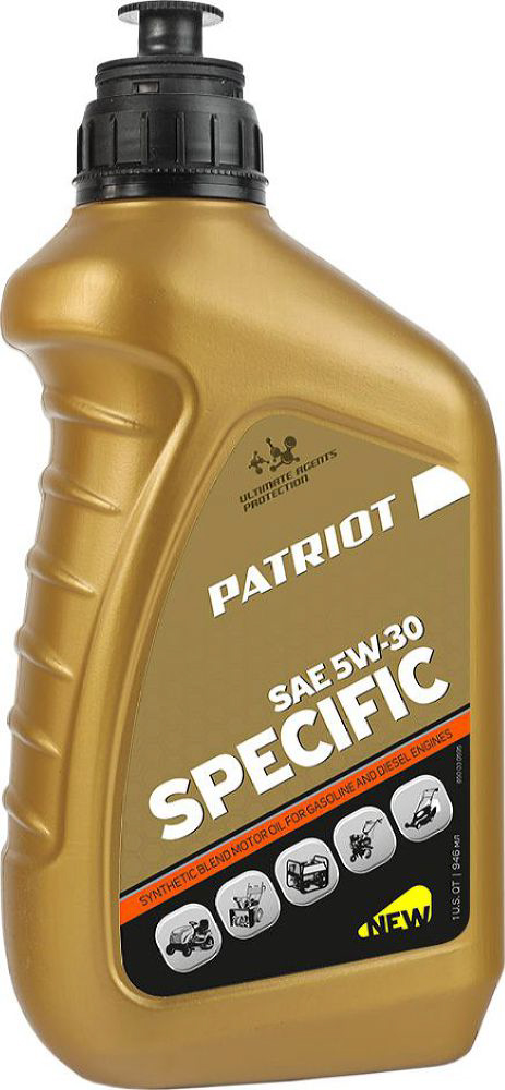 Изображение товара Моторное масло 4Т PATRIOT SAE 5W-30 полусинтетическое 0,946 л