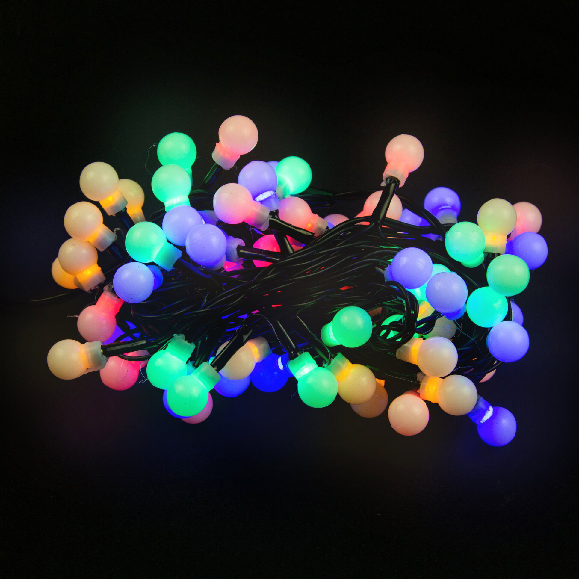 Изображение товара Гирлянда внутренняя нить SH LIGHTS 80 LED многоцветный 4 м