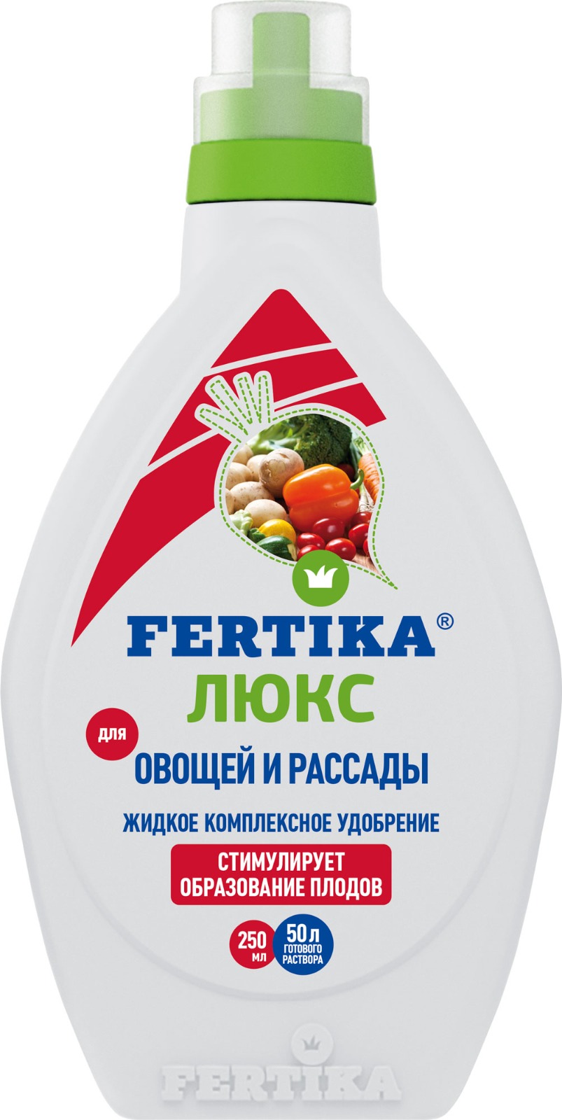 Изображение товара Удобрение комплексное FERTIKA Люкс для рассады и овощных 0,25 л
