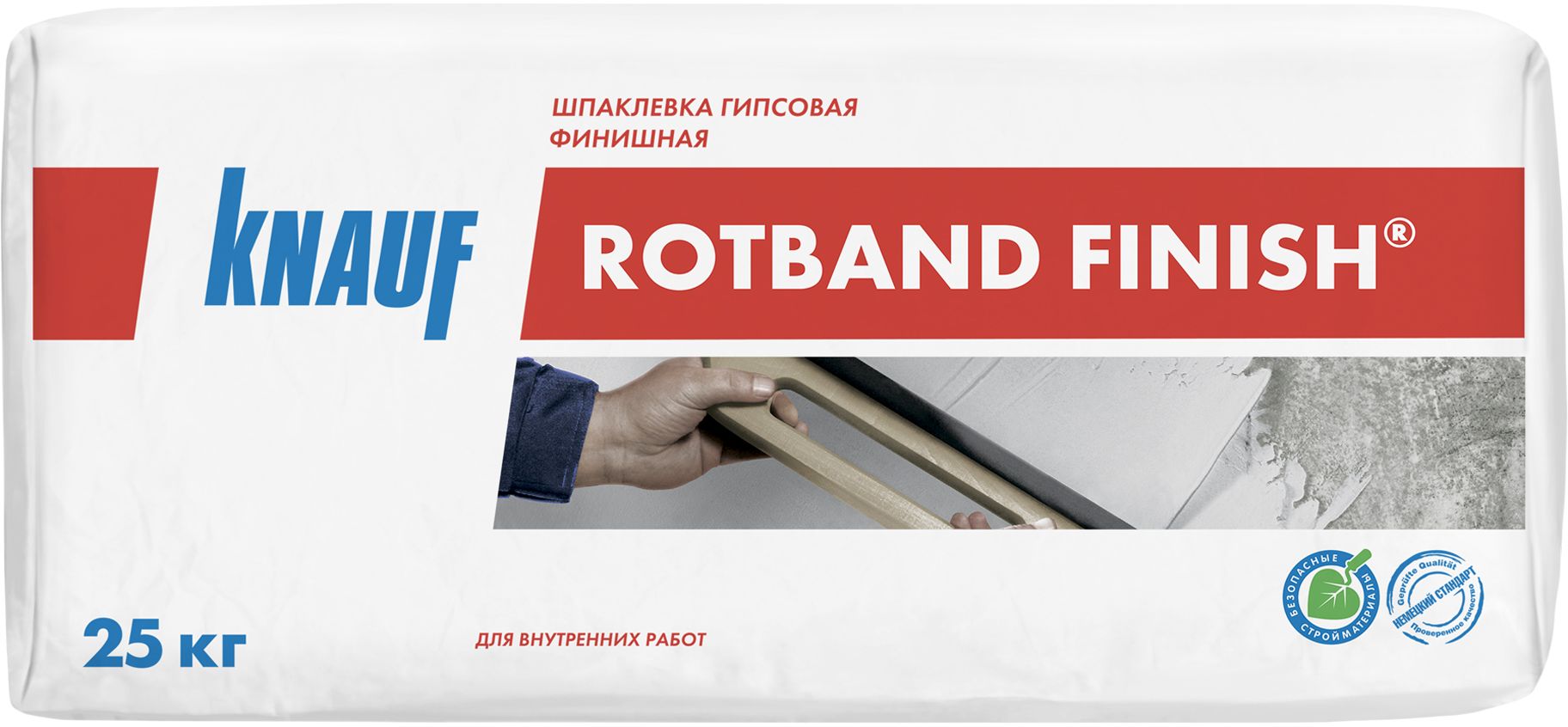 Изображение товара Шпаклевка финишная гипсовая KNAUF Ротбанд финиш 25 кг