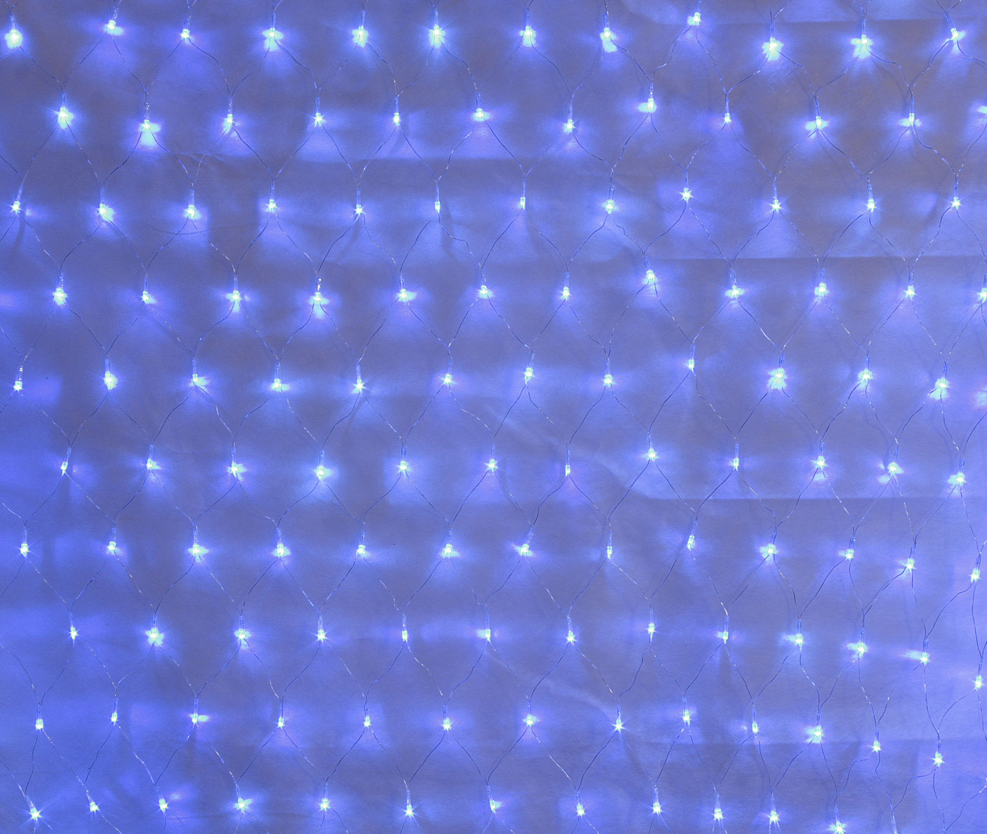 Изображение товара Электрогирлянда уличная SH Lights Сетка 144 LED синяя 1.5х1 м