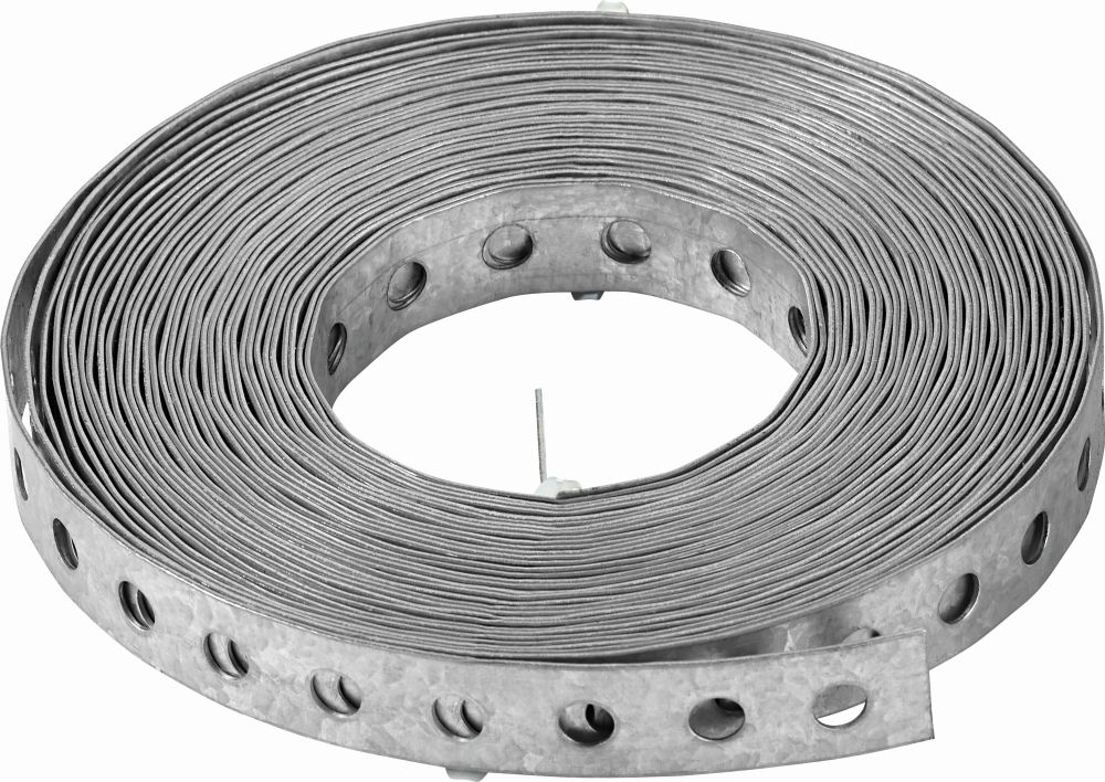 Изображение товара Монтажная лента LUX-TOOLS 17 мм х 10 м оцинкованная сталь