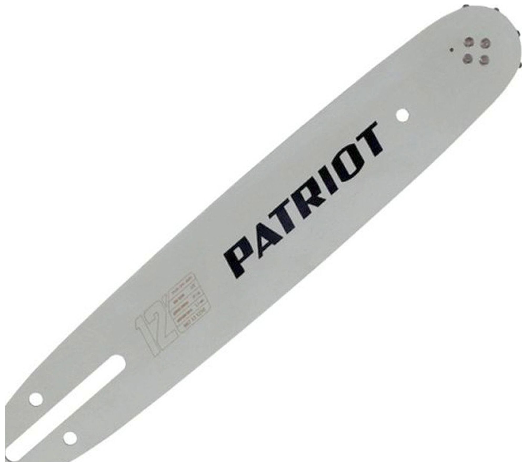 Изображение товара Шина для цепной пилы Patriot PG-PO12-50NR 304 мм для распиловки дров