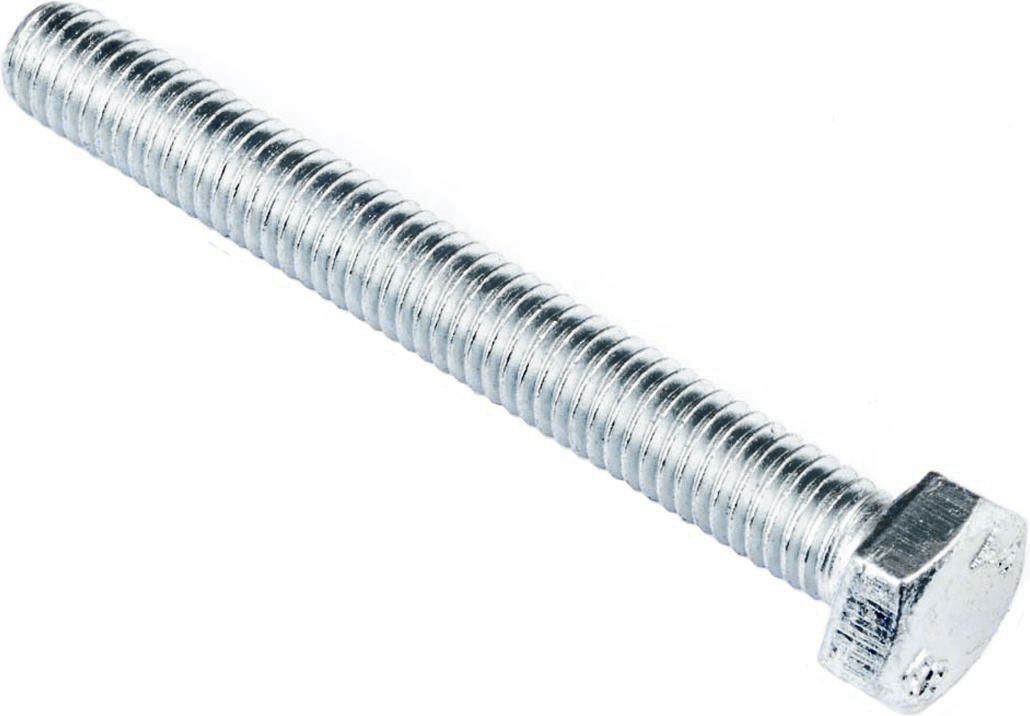 Изображение товара Болт DIN 933 Стройбат шестигранный М8х70 мм 3 шт