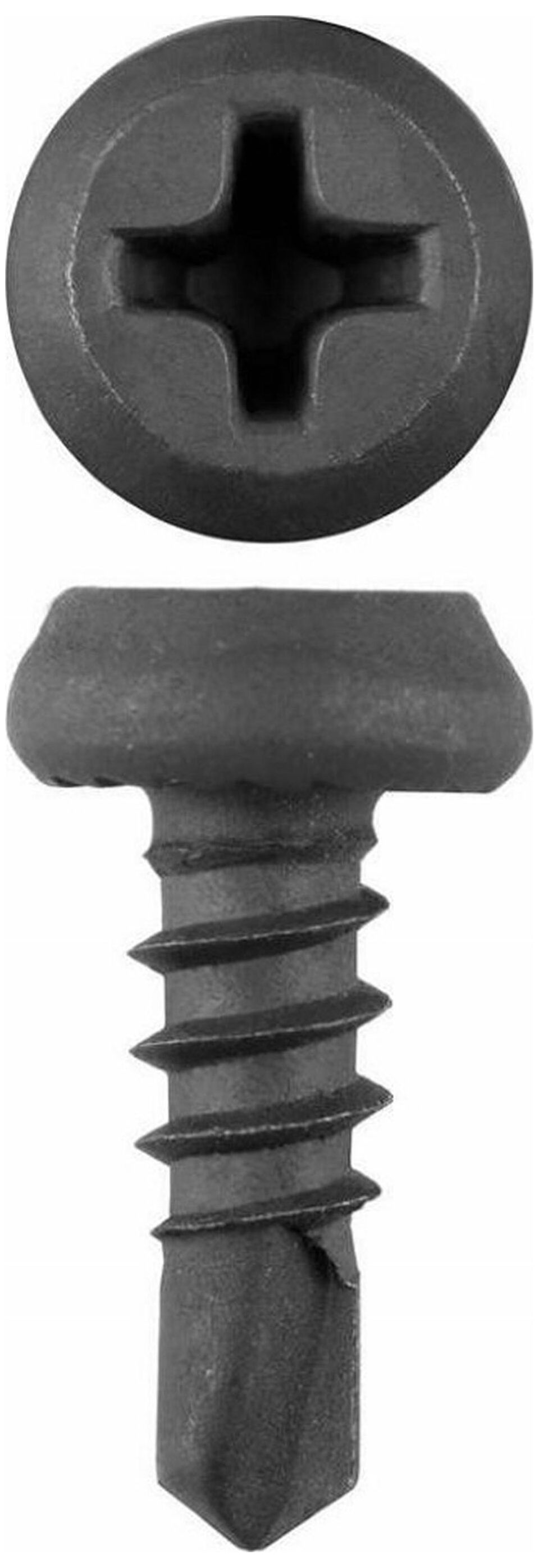 Изображение товара Саморезы Tech-KREP 3,5х9,5 мм крестообразные по металлу, 400 шт