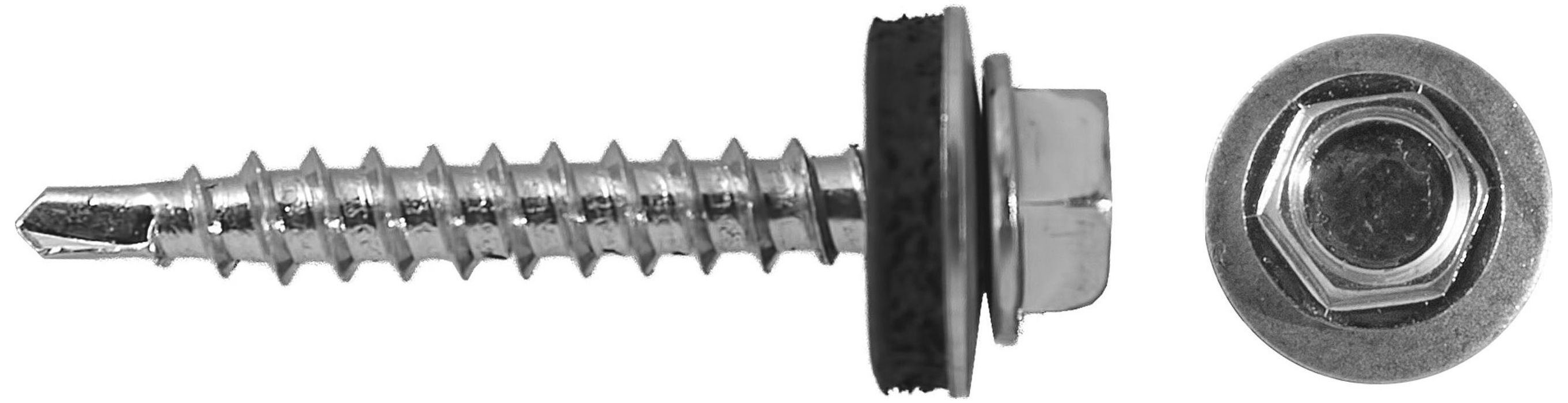 Изображение товара Саморезы Tech-KREP 5,5х38 мм кровельные шестигранные 200 шт