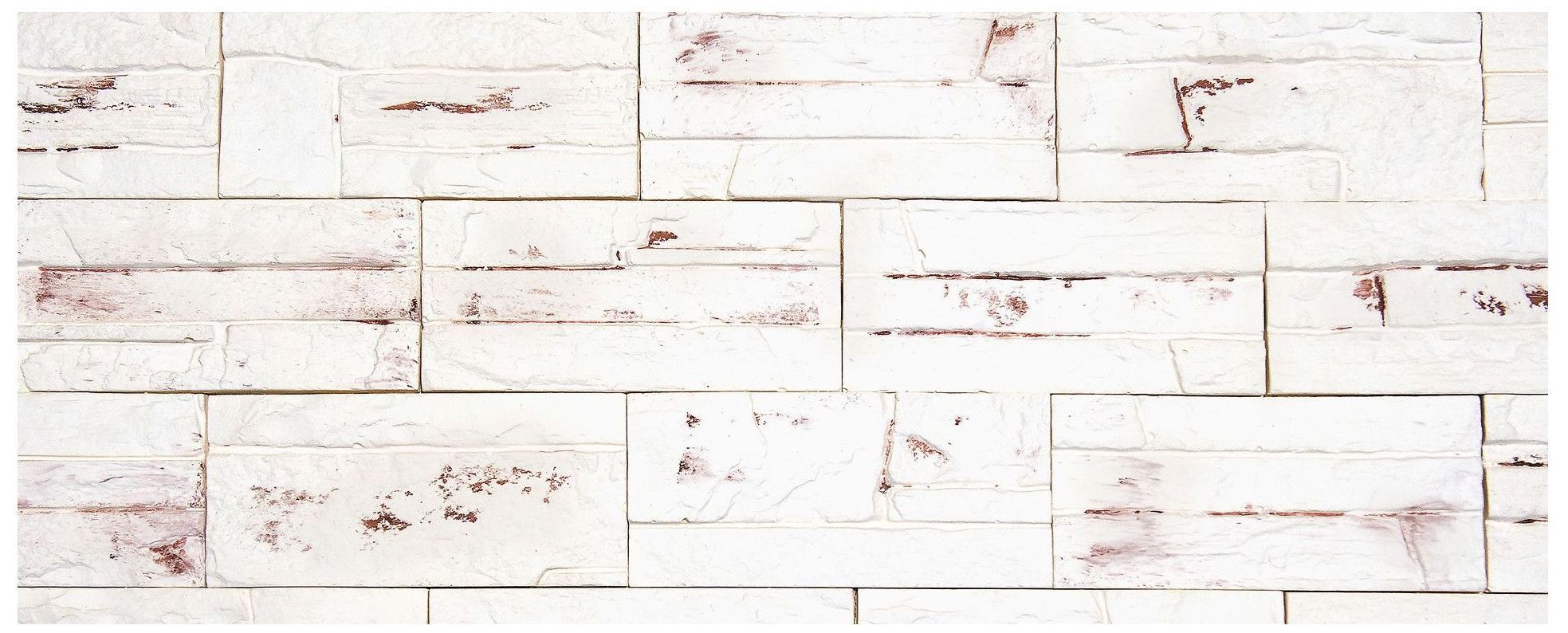 Изображение товара Плитка облицовочная Casa Vaga Боро камень белая 20x9,5 см для интерьера и фасада