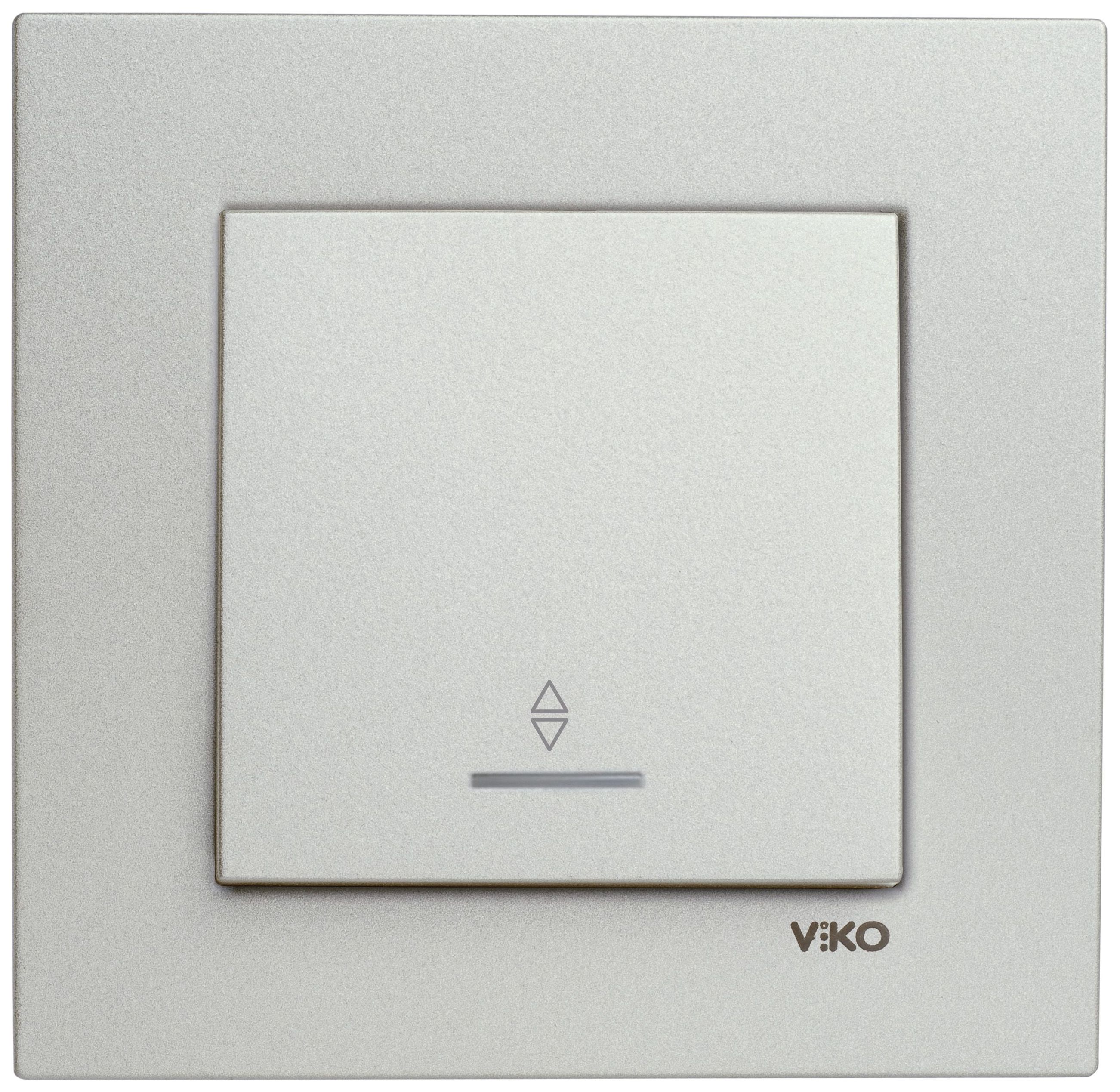 Изображение товара Переключатель 1-клавишный Viko Novella 4837 белый