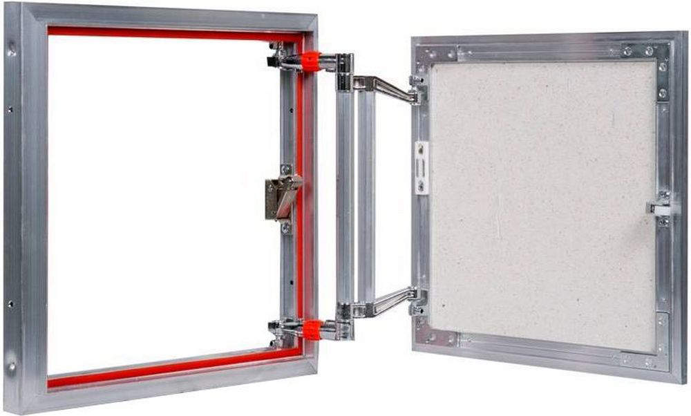 Изображение товара Люк ревизионный 300х300 мм под плитку алюминиевый Практика