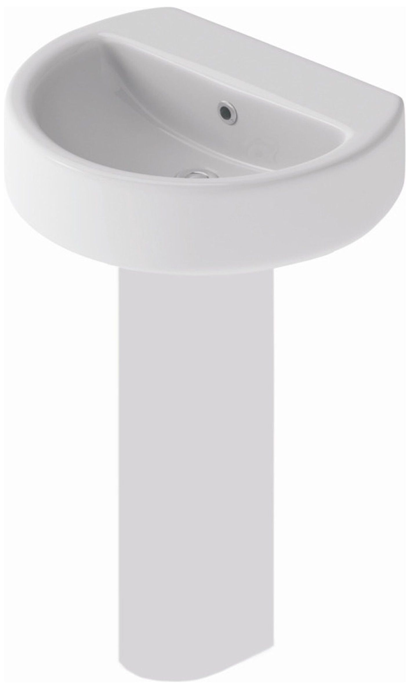 Изображение товара Пьедестал SANITA LUXE BEST BSTSLPD01 55,8 см из фарфора белый