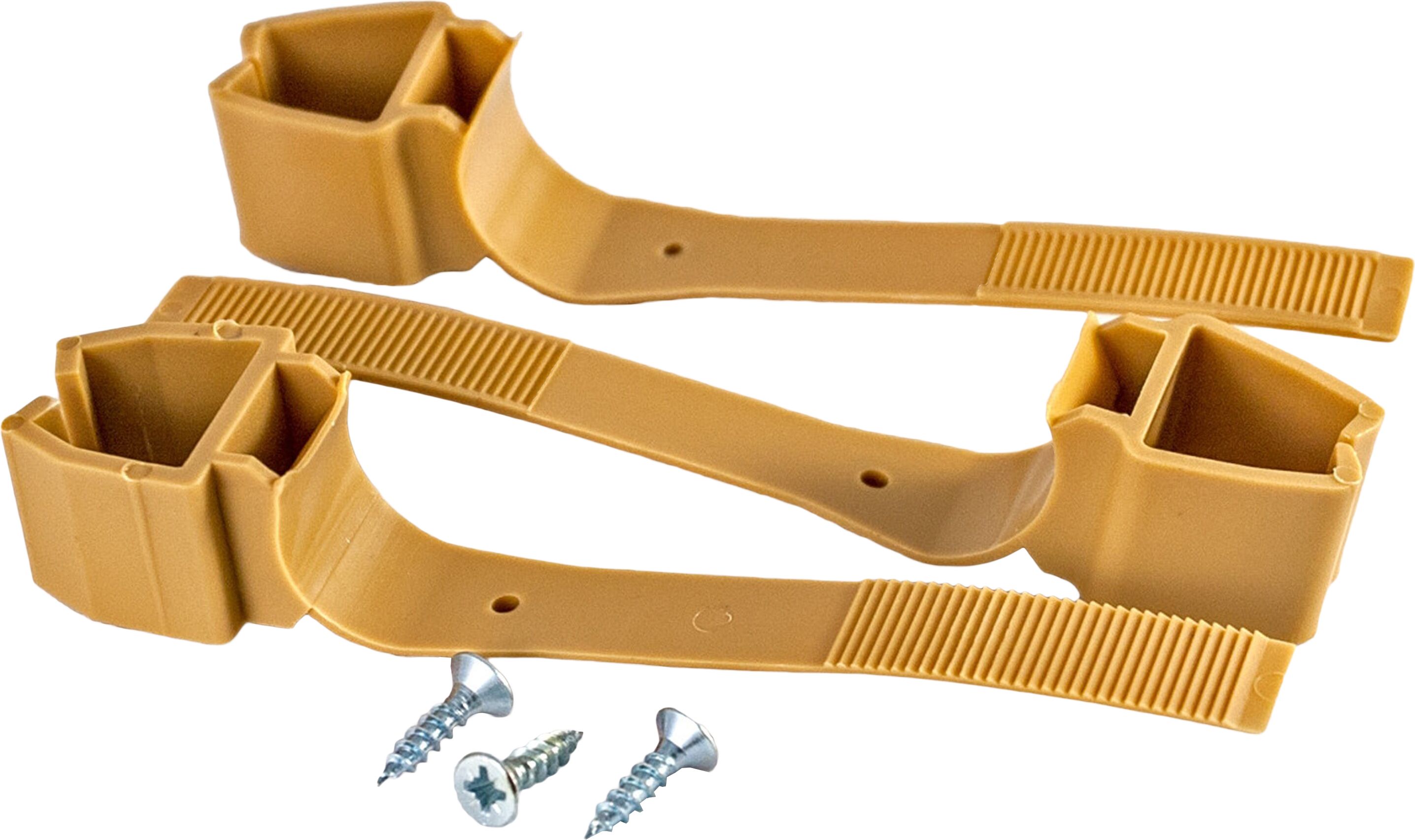 Изображение товара Кронштейн для карниза 2 ряда Уют пластиковый бежевый 3 см