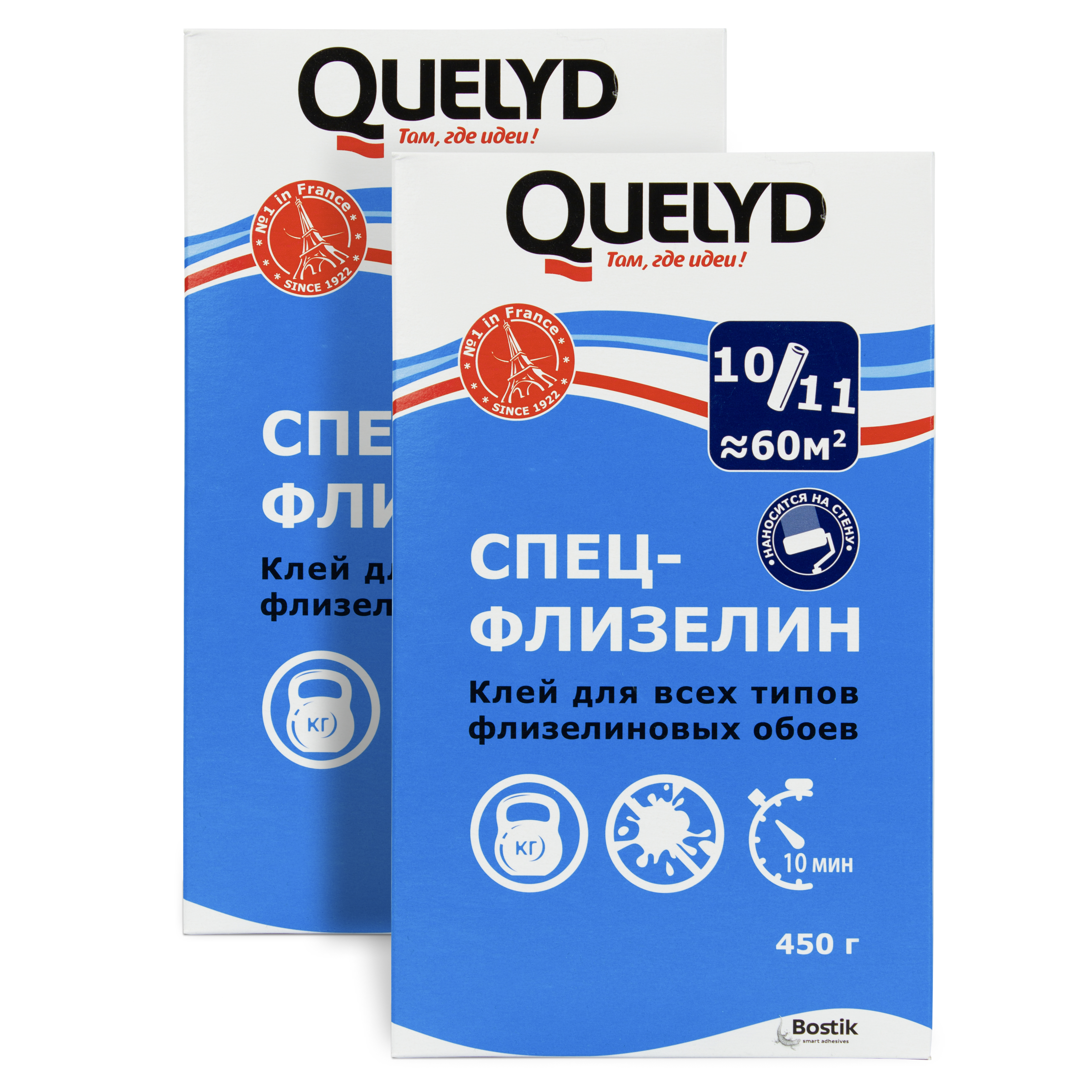 Изображение товара Обойный клей Quelyd Спец-флизелин для флизелиновых обоев 450 г