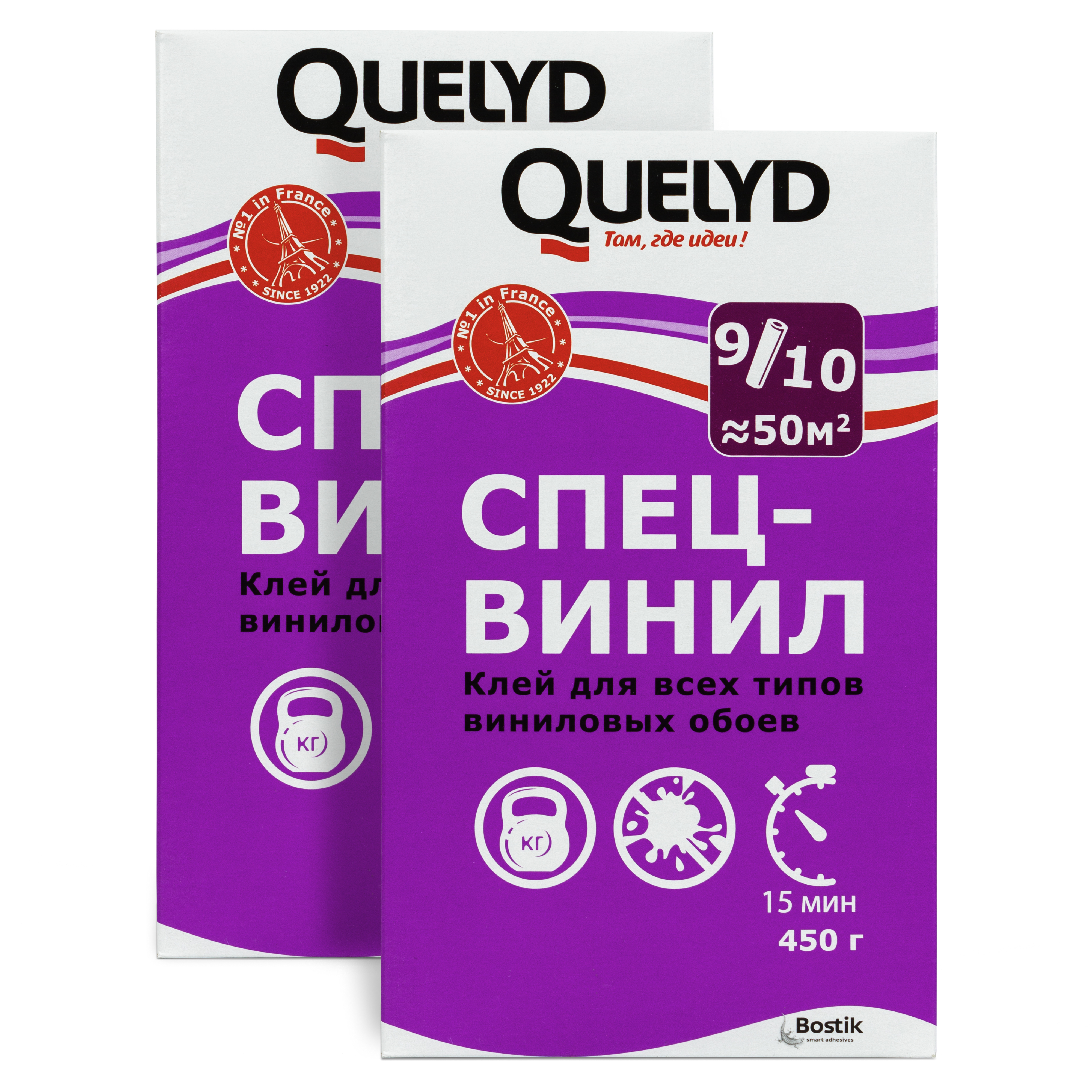 Изображение товара Обойный клей Quelyd Спец-винил для виниловых обоев 450 г