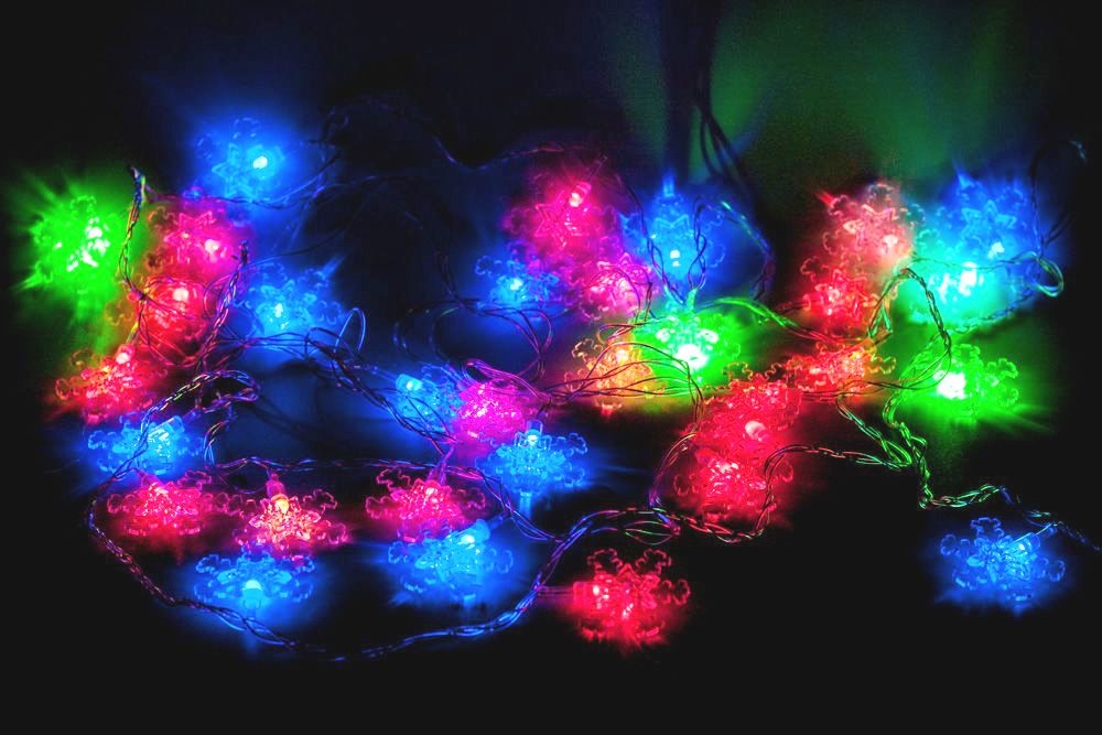 Изображение товара Гирлянда внутренняя снежинки  LED 3 м