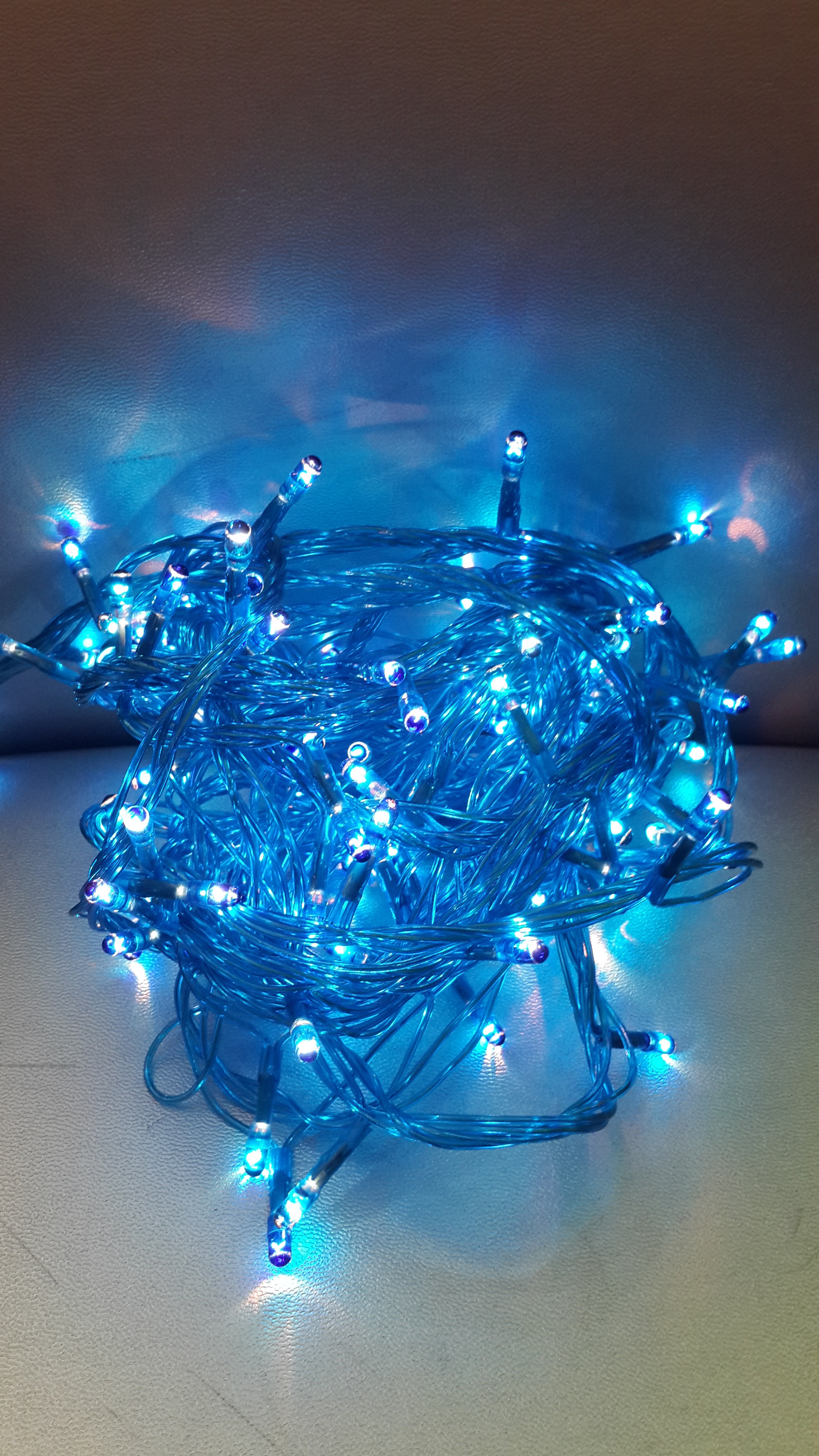 Изображение товара Гирлянда внутренняя нить 100 LED синий 5 м