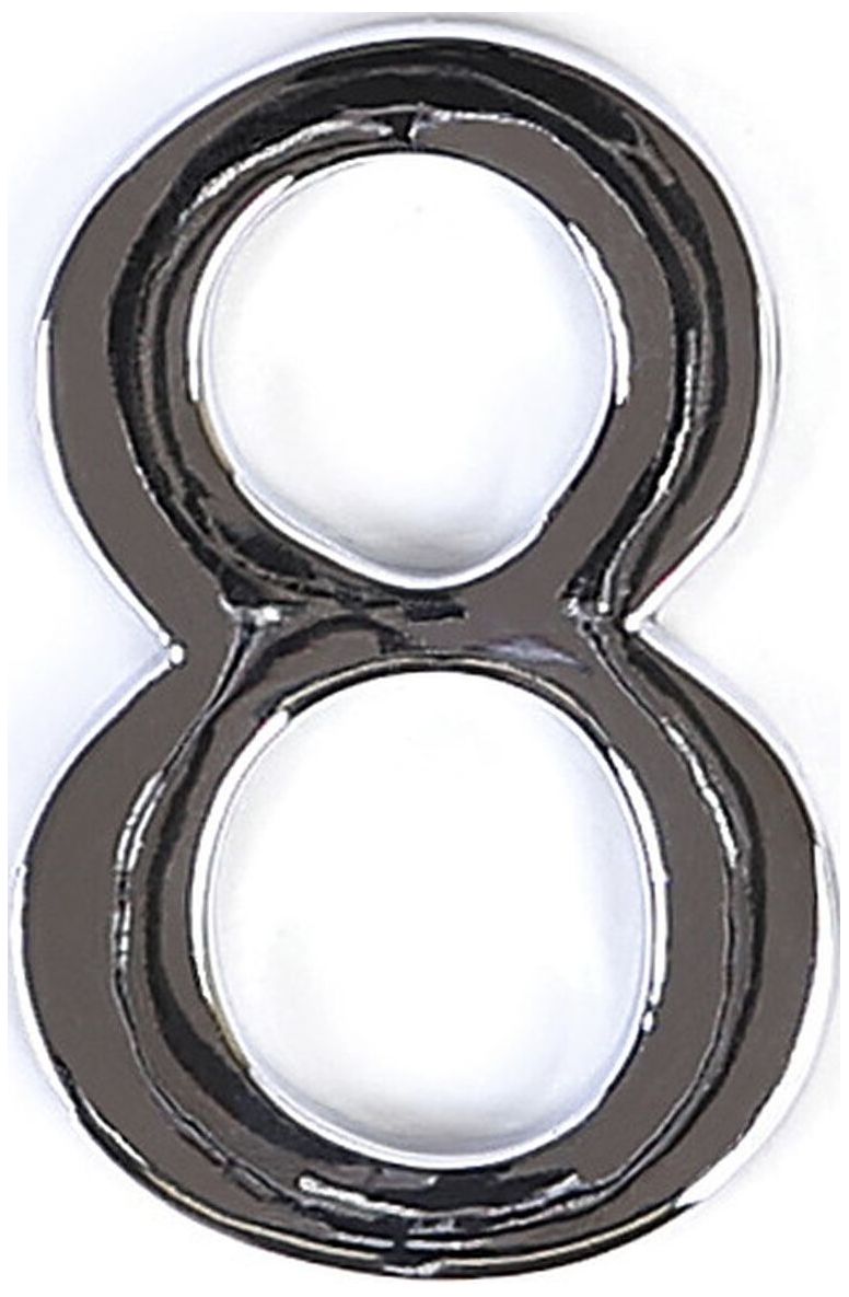 Изображение товара Цифра 8 самоклеящаяся Larvij 45x30 мм цинк бронзовая