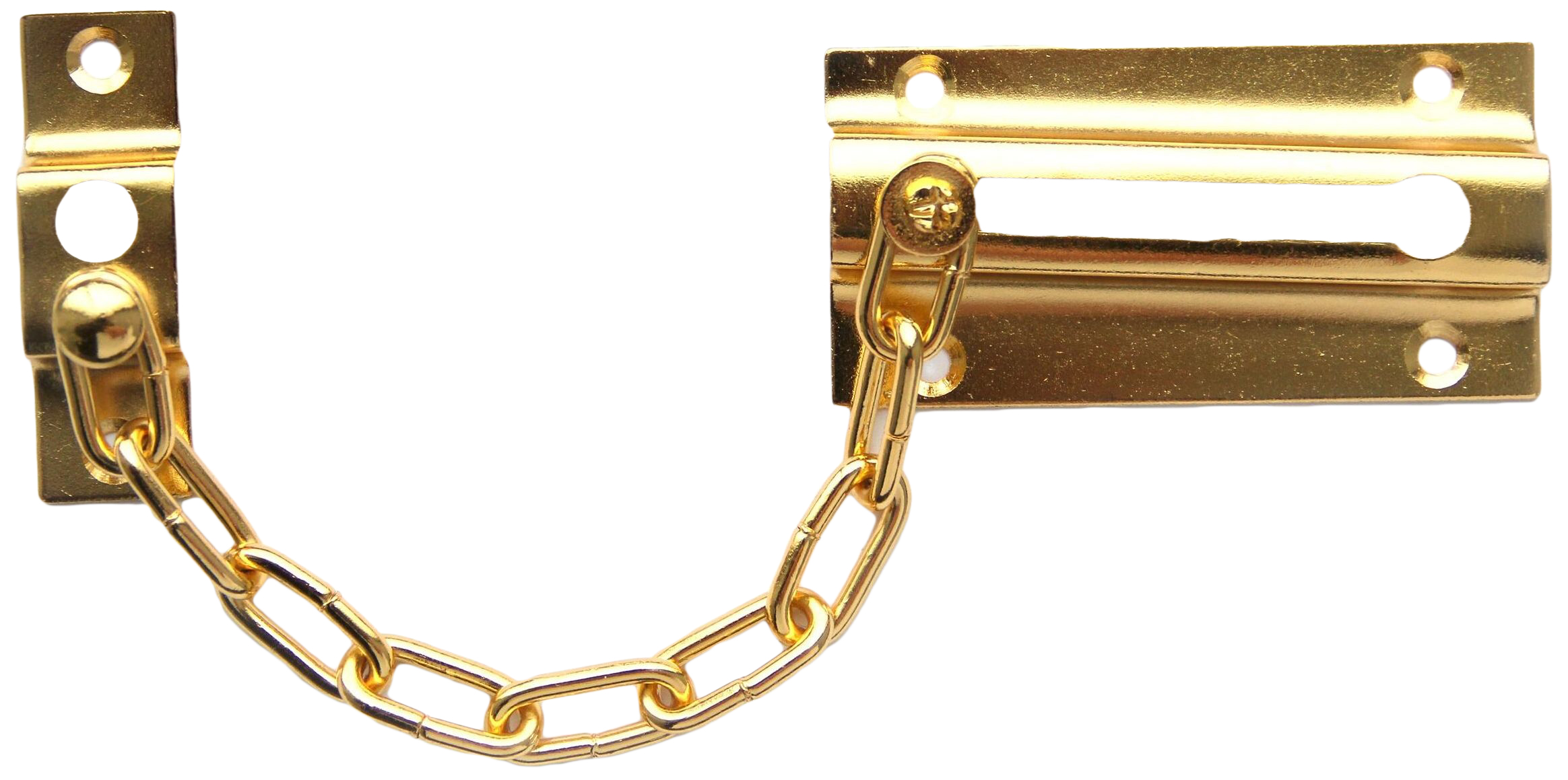 Изображение товара Накидная цепочка для двери Larvij L6301GO золото надежная безопасность стильный дизайн